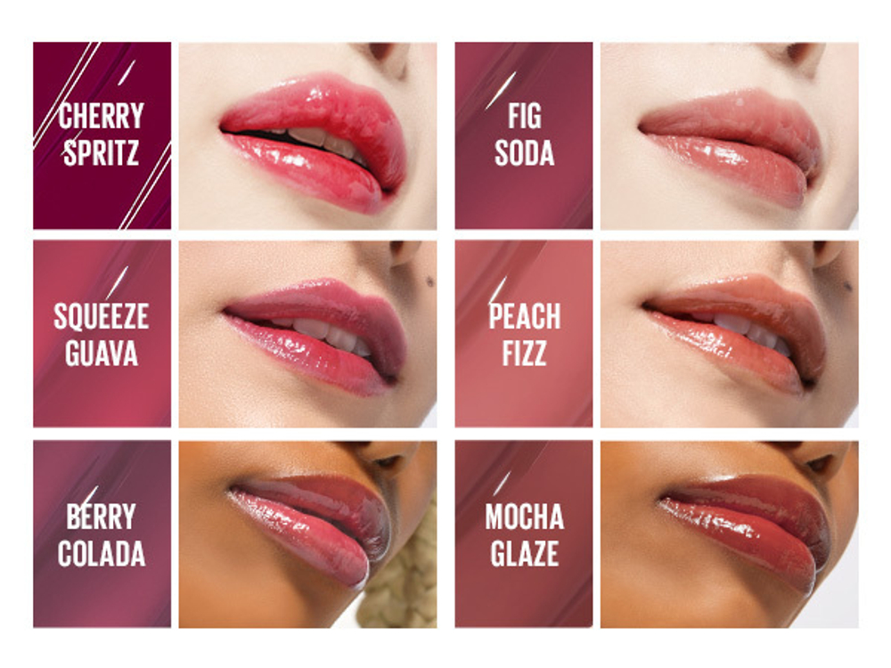 Блеск для губ и румяна 2в1 (с брелком) KAJA Beauty JELLY CHARM Lip & Blush Glazed Keychain