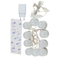 ULM-F50-8W-SW-10-DIM IP20 WHITE Светильник светодиодный. с диммером. Серия Backstage. Теплый свет3000К-Белый свет4000К-Дневной свет6500К. Белый. TM Uniel