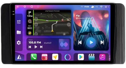 Магнитола для Volkswagen Polo 6, Skoda Rapid 2 2020+ - FarCar BM3017M монитор 10.36" QLED на Android 14, TS10, 4+32Гб, CarPlay, 4G SIM-слот