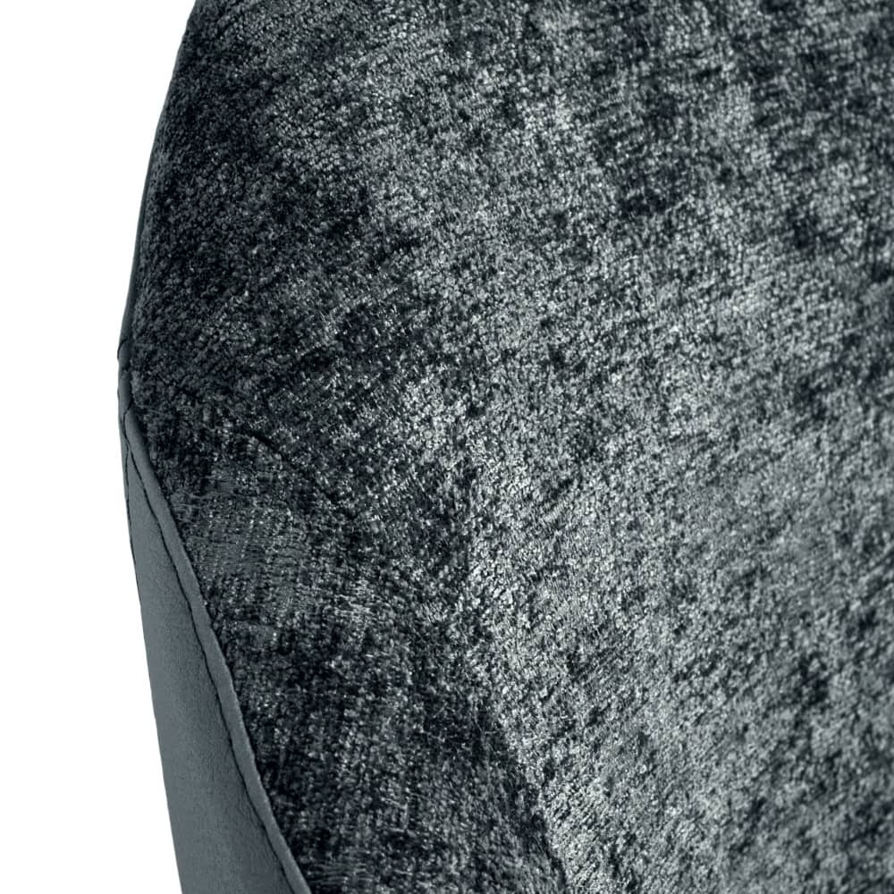 Стул Bruno серый шенилл с экокожей с поворотным механизмом