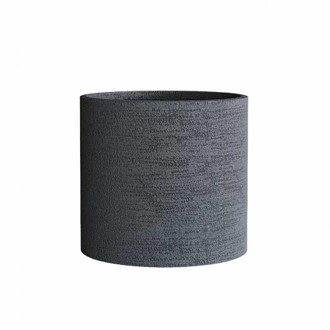 Кашпо Concretika Cylinder D40 H40 Erosia Gray