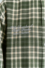 Рубашка Called a Garment Human Flannel Shirt "Dark Green"