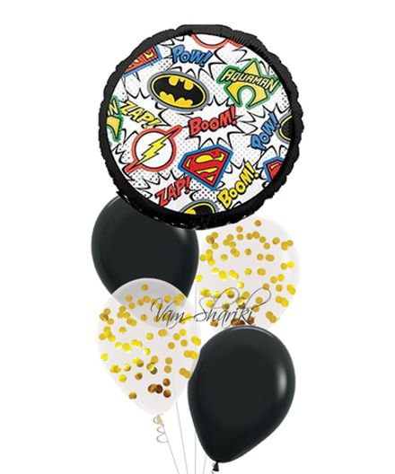 Фонтан "Эмблемы супергероев"