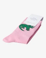 Носки с Серьезным Трицератопсом Розовые