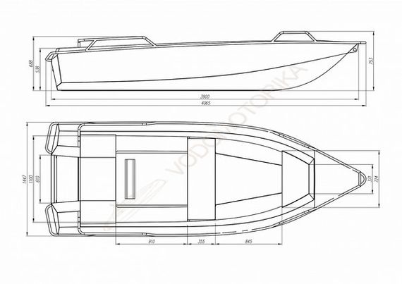 Алюминиевая лодка Trident Zvezda 400