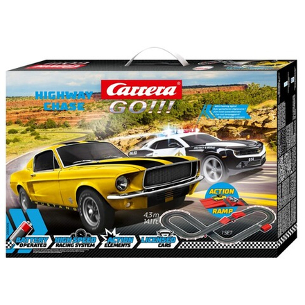 Carrera GO!!! - Автотрек 4,3м Highway Chase + 2 машинки 63519 / артикул   63519  / GTIN 4007486635197