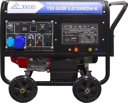 Сварочный генератор ТСС GGW 5.0/200EDH-R инверторный бензиновый (HONDA GX-390) 026119