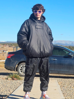 Утепленная куртка Yeezy Gap Engineered by Balenciaga Padded Anorak Black