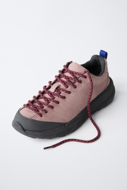 ZARA ТЕХНИЧЕСКИЕ СПОРТИВНЫЕ КРОССОВКИ, РОЗОВЫЙ