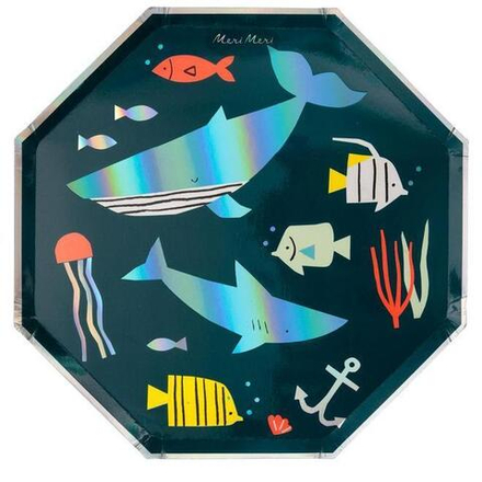 Тарелки большие "Under the Sea" 8 шт.