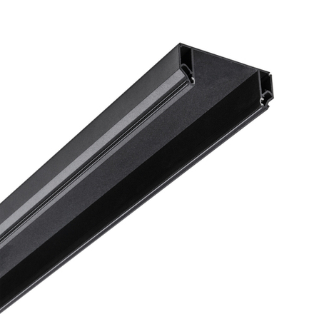 500427 Профиль металлический 2 м для монтажа светильников в ПВХ потолок ЧЕРНЫЙ
