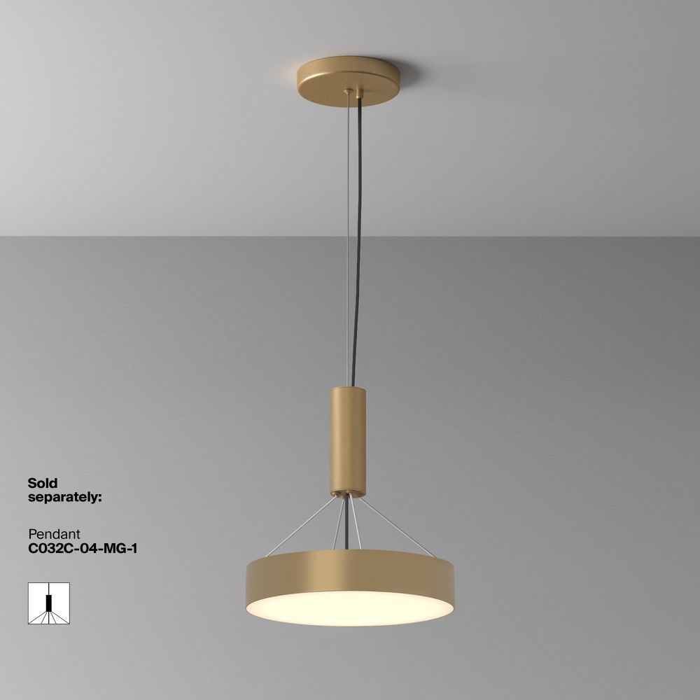 Светильник потолочный светодиодный Maytoni Zon C032CL-36W3K-RD-MG