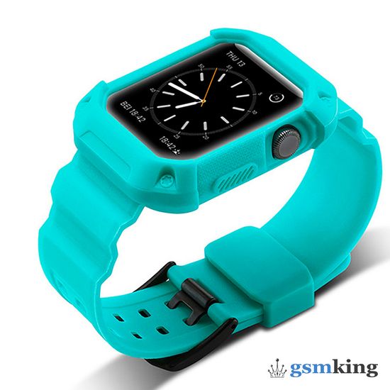 Protective Silicone Case Turquiose (Зелёный) for Apple Watch