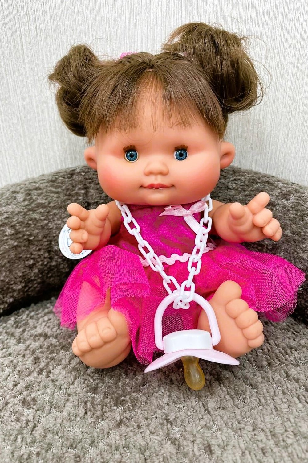 УЦЕНКА Пупс Nines 26см PEPOTE с закрывающими глазками (N804B6)