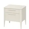 Тумба прикроватная Type 2 ящика ширина 50 см (молочный)