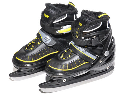 Коньки раздвижные Q-ISU L (42-45): 808Ч-XL
