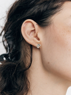 серьги еще ярче с голубым топазом