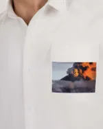 Рубашка Kefirmaykifer Вулкан хлопковая белая