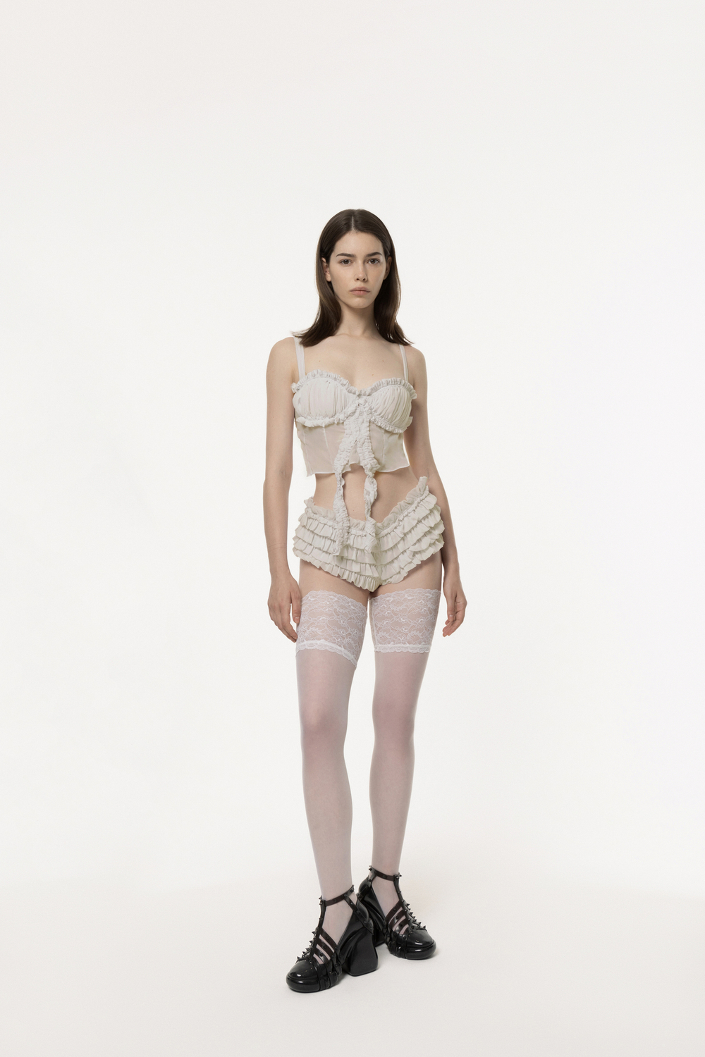 "De Théatre" Set (Corset, Shorts, Belt)