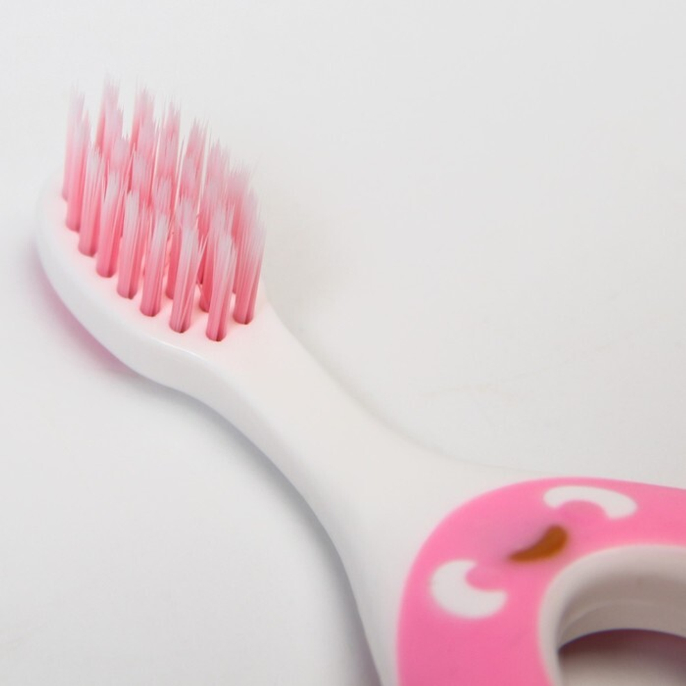 6913483 Детская зубная щетка, цвет розовый