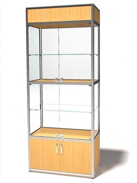 Витрина демонстрационная с фризом ВДА-02/09ФР