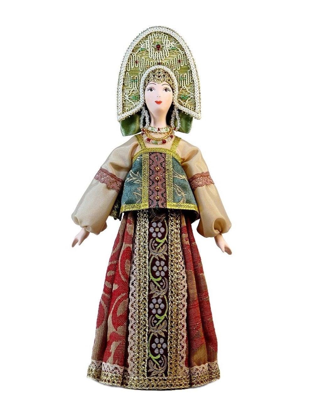 Кукла коллекционная в русском костюме.