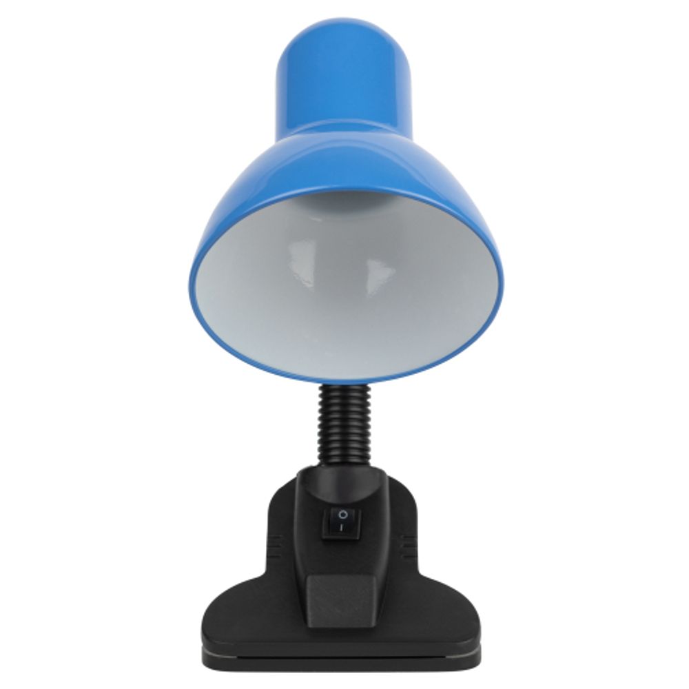 Настольный светильник ЭРА N-102-E27-40W-BU на прищепке синий