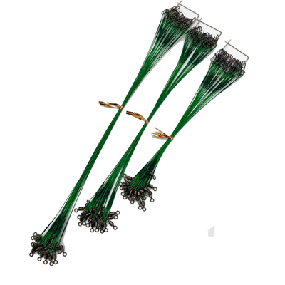 Поводки зеленые 60шт