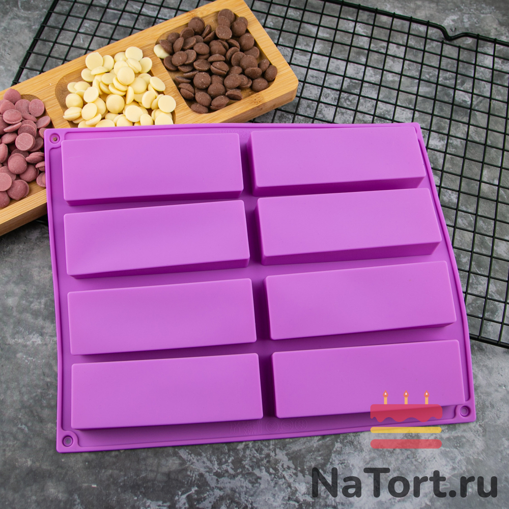Силиконовая форма «Пастила 8 ячеек»