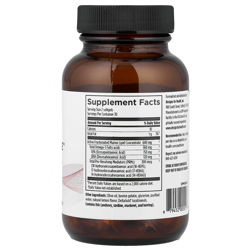 Designs For Health, SPM Supreme™, 60 Softgels