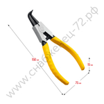 STAYER HERCULES-4 4 шт, 160 мм, Набор съемников стопорных колец (22830-H4)