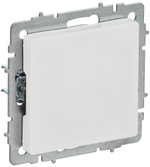 BRITE Заглушка с суппортом МЗ10-БрАБ арктический белый IEK