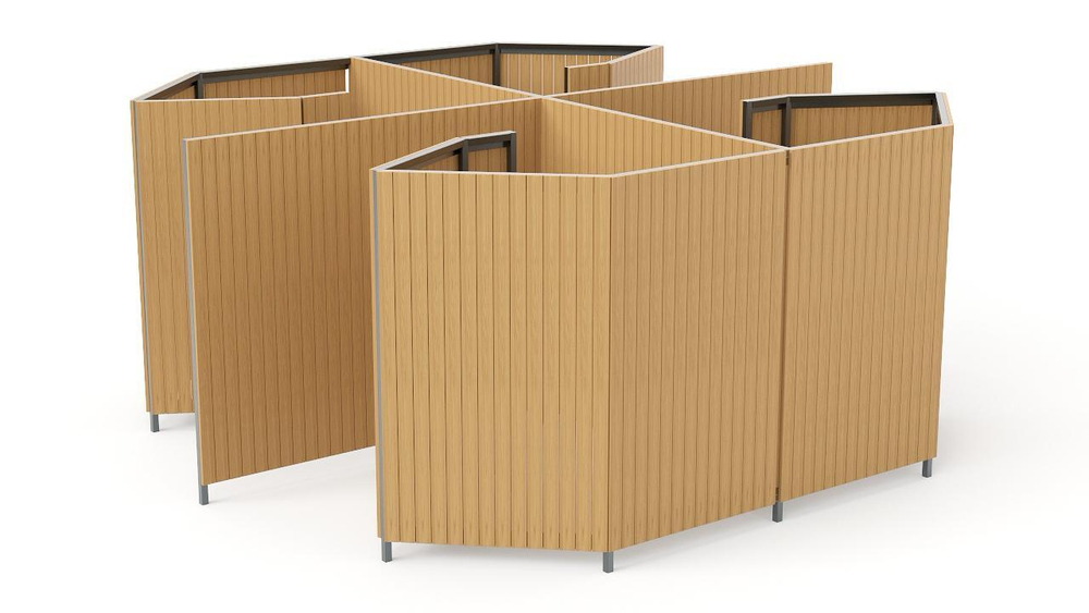 Раздевалка Шестиугольник SK00271