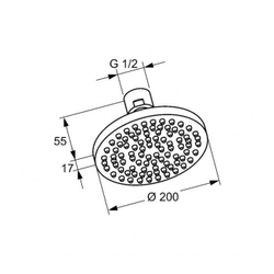 Душевая система Kludi Bozz 386310576 скрытый монтаж с изливом для ванной