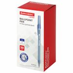 Ручка шариковая BRAUBERG "i-STICK" СИНЯЯ, пишущий узел 0,7 мм, линия письма 0,35 мм, 143442