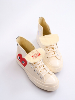 Кеды Converse x Comme des Garcons Play Chuck 70 Hi Off-White - 42,5 EU
