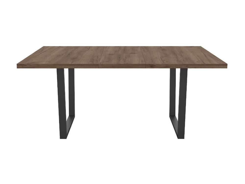 Стол кухонный обеденный раздвижной Цемент Светлый/Чёрный, ЦЮРИХ, 138х85х75 см