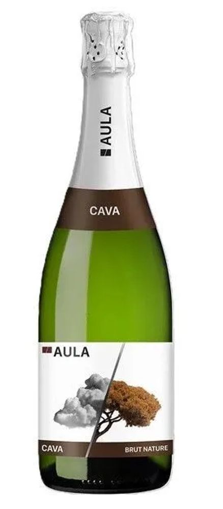 Вино игристое Аула Кава Брют Натюр