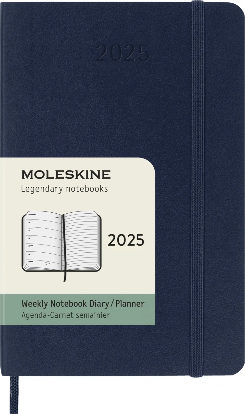Еженедельник Moleskine (DSB2012WN2) Classic Soft WKNT Pocket 90x140мм 144стр. мягкая обложка синий сапфир