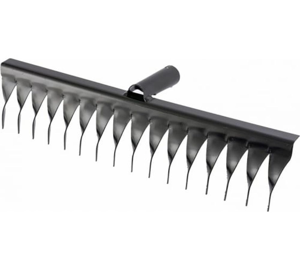 61750 Грабли стальные 420мм, 16 витых зубьев, без черенка  Сибртех