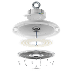 Светильник LED ДСП Geniled Kolokol 120Вт 5000К 75Ra Линза 90°