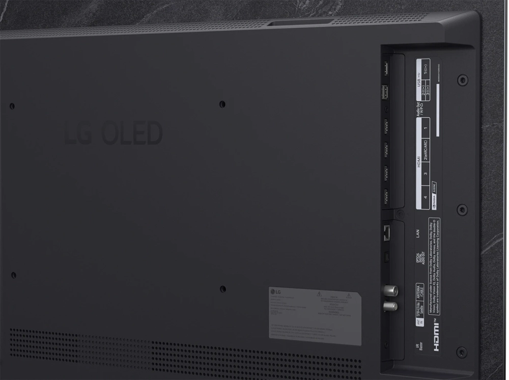 Телевизор OLED LG 42" OLED42C5RLA.ARUG черный 4K Ultra HD 120Hz DVB-T DVB-T2 DVB-C DVB-S2 USB WiFi Smart TV