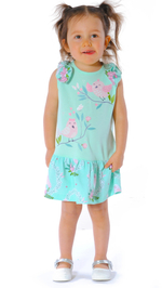 Платье трикотажное для девочки 3-6 лет Fleur de Vie