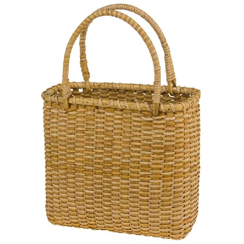 Корзина плетеная (ротанг) 24,5x10xH21,5/35, (Натуральный)