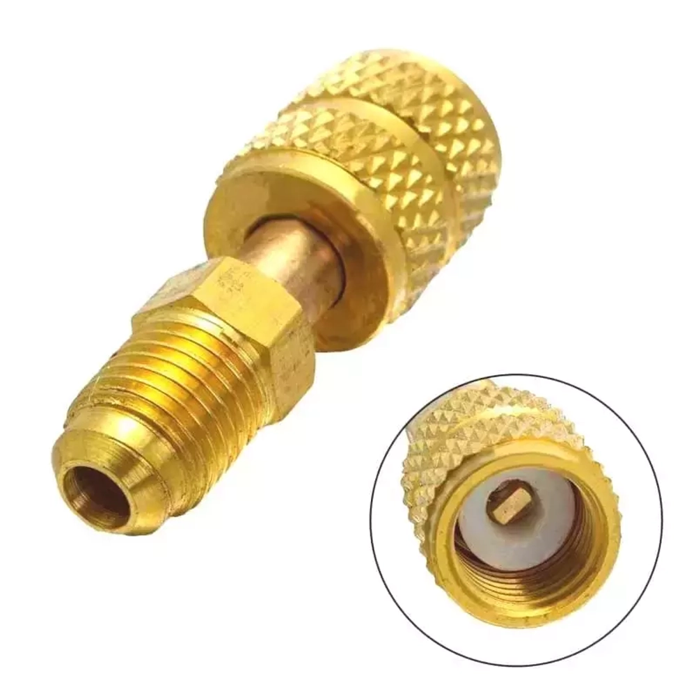 Адаптер AD98 / FC-00B (прямой, штуцер 5/16"-R410A; гайка 1/4"-R22)