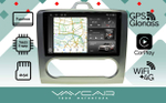 Магнитола для Ford Focus 2005 - 2011 (климат) - Vaycar VA17-003A-2K на Android 13, 8-ядер, 2K QLED, ТОП процессор, CarPlay,4G SIM-слот