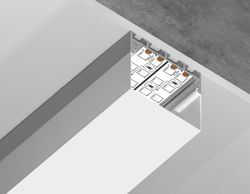 Ambrella Алюминиевый профиль накладной/подвесной "Profile System" 42*45 для светодиодной ленты до 33,4мм Profile System GP3070AL