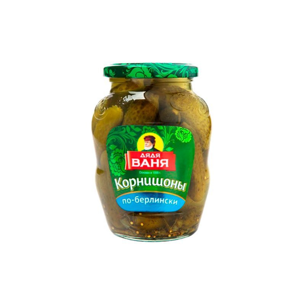Корнишоны Дядя Ваня по-берлински 350 гр