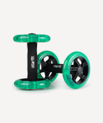 Ролики для пресса раздельные RL-107, черный/ярко-зеленый