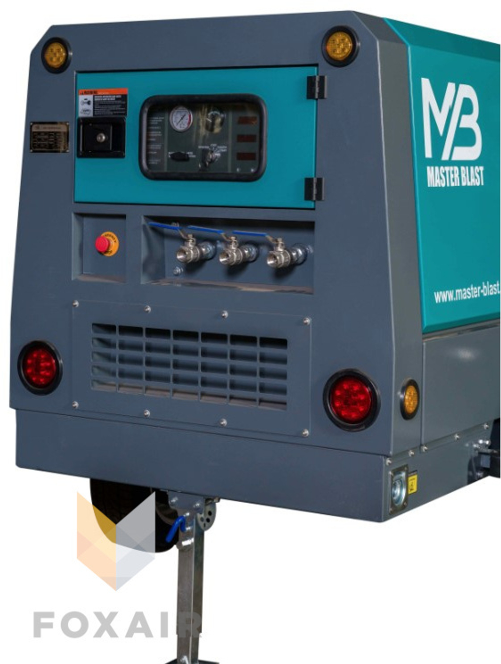 Винтовой дизельный компрессор master blast mb185d-7